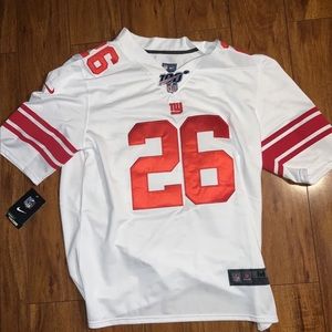 Saquen Barkley Jersey white and red